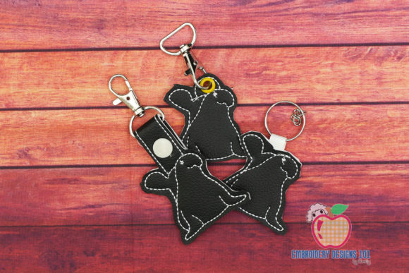 Elephant Seal ITH KeyFob Snaptab