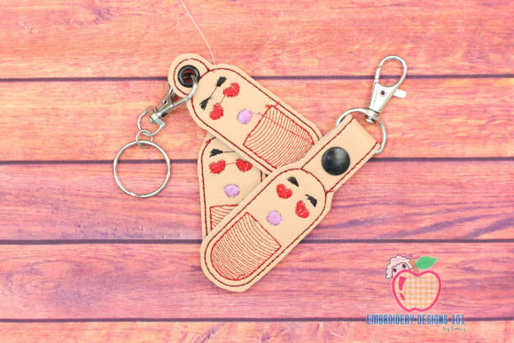 Funny Capsule ITH Key Fob Pattern