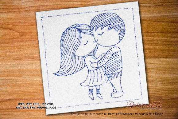 Love Kiss Romance Bluework