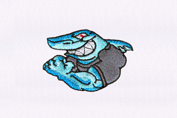 Muscular Army Shark Design