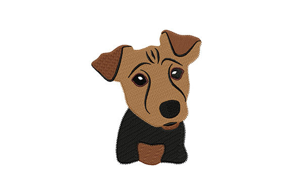 Portrait of a Cute Puppy Dog